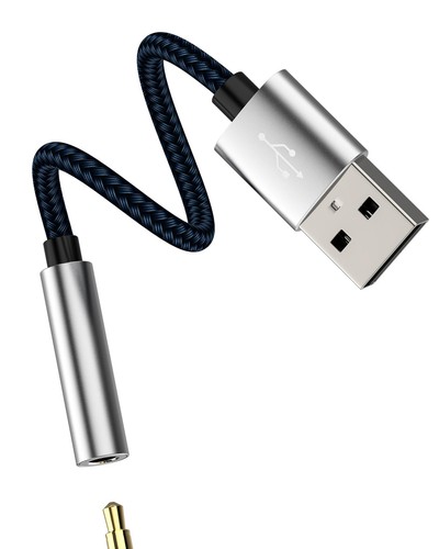 Adattatore usb cuffie aux - cuffie,